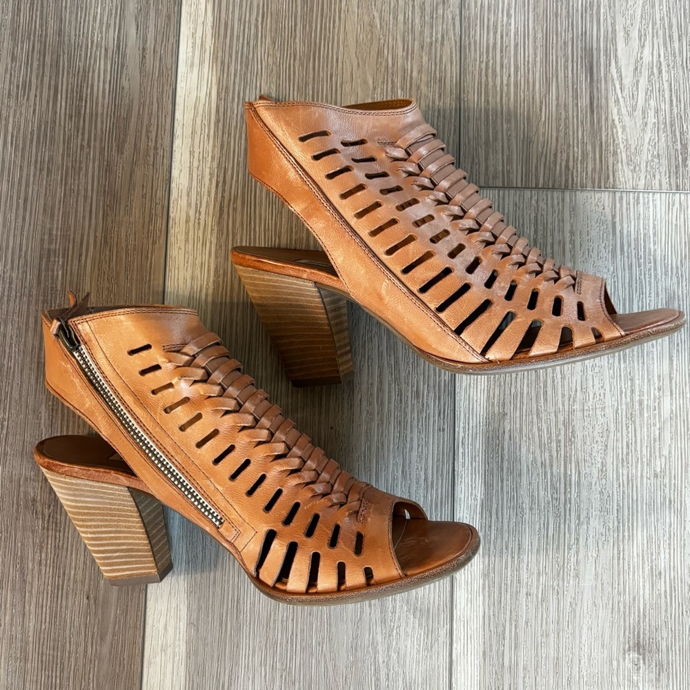 PAUL GREEN Rosa Woven Peep Toe Sandal, women size 9
